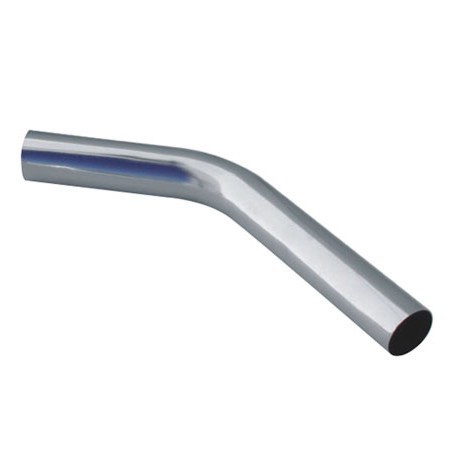 CANOTTO A 45° IN OTTONE CROMATO d. 30